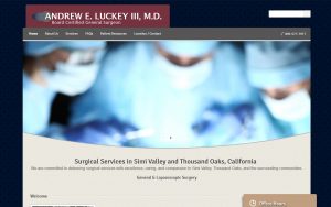 Surgeon Website Design